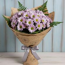 Букет цветов из:  Хризантемы #REPLACE_PRED# Петра Дубрава