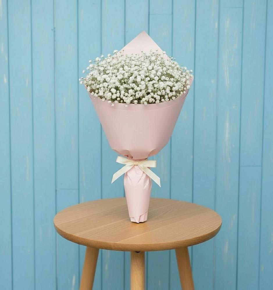 Букет цветов из: Гипсофила в Петра Дубрава