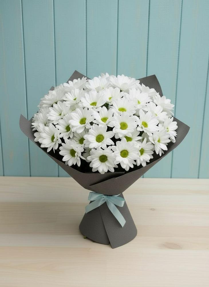 Букет цветов из: Хризантемы в Петра Дубрава