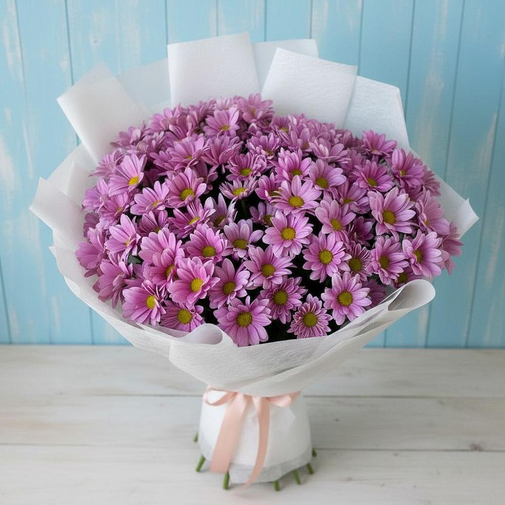 Букет цветов из: Хризантемы в Петра Дубрава