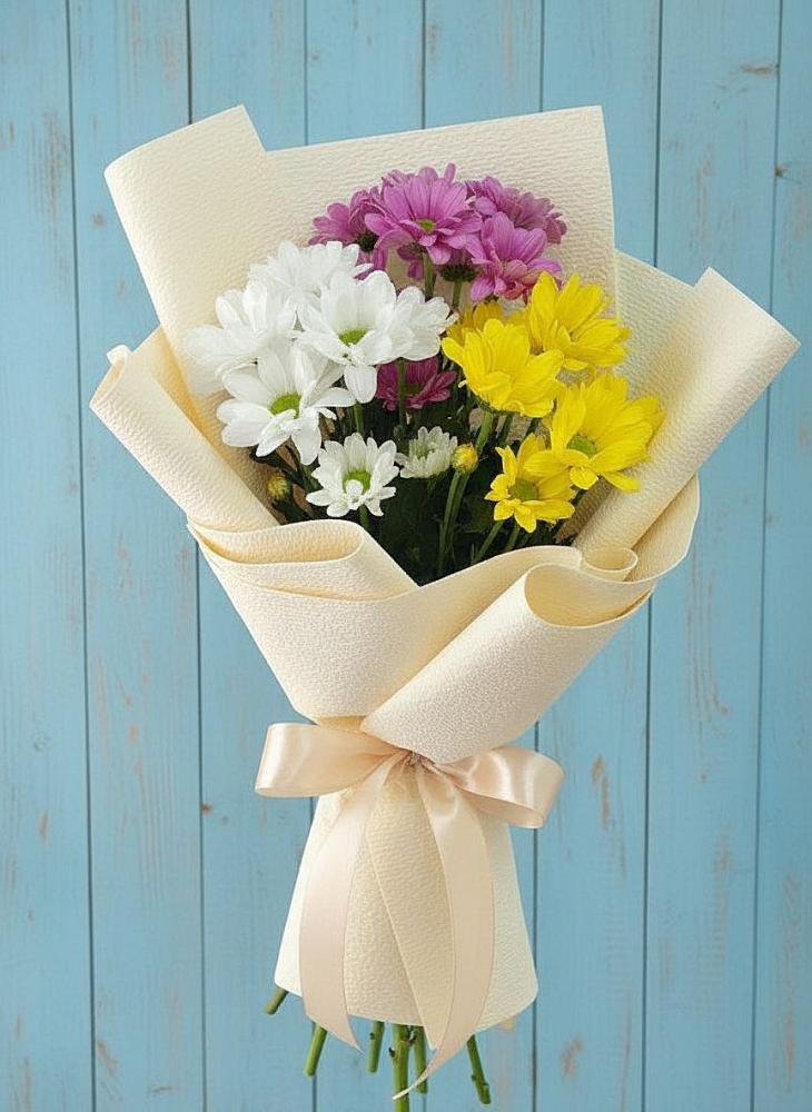 Букет цветов из: Хризантемы в Петра Дубрава