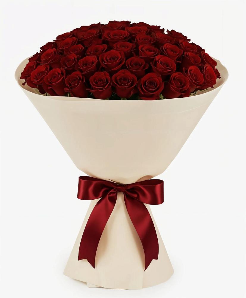 Букет 101 Бордовая роза Блэк Бакарра в Петра Дубрава