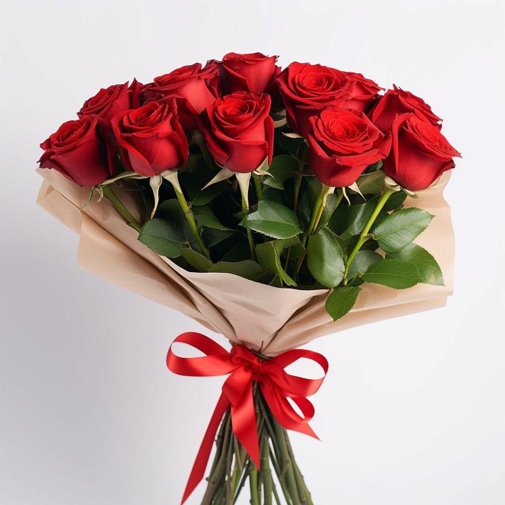 Букет 11 Красных роз Эдлесс Лав в Петра Дубрава