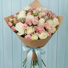 Букет цветов из:  Розы в Петра Дубрава